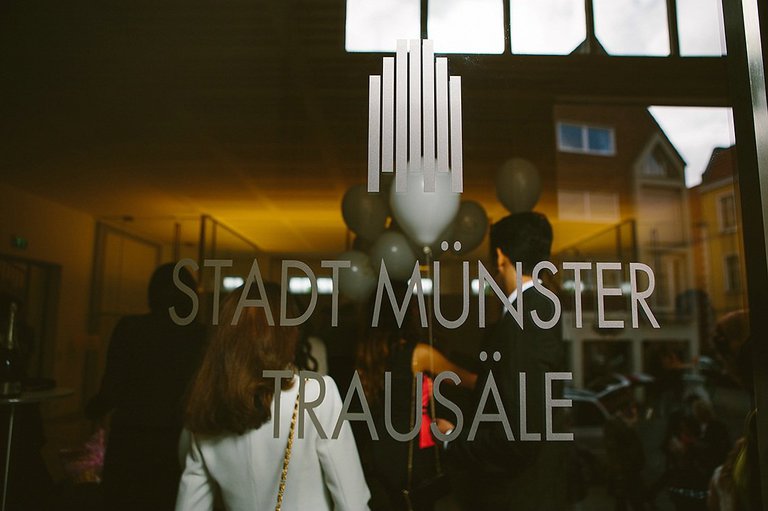 Schild vom Standesamt Münster