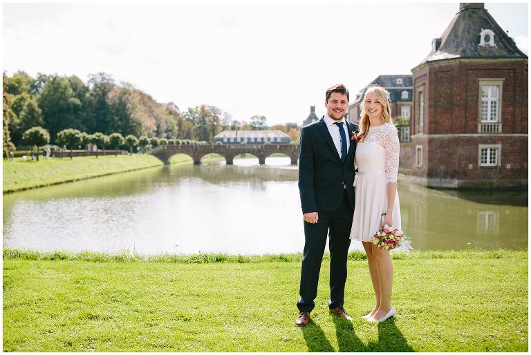 Brautpaar im Schlosspark Nordkirchen ©Markus Koslowski Hochzeitsfotograf Schloss Nordkirchen