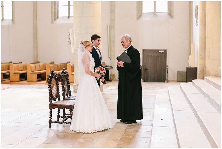 Brautpaar in der Apostelkirche Münster